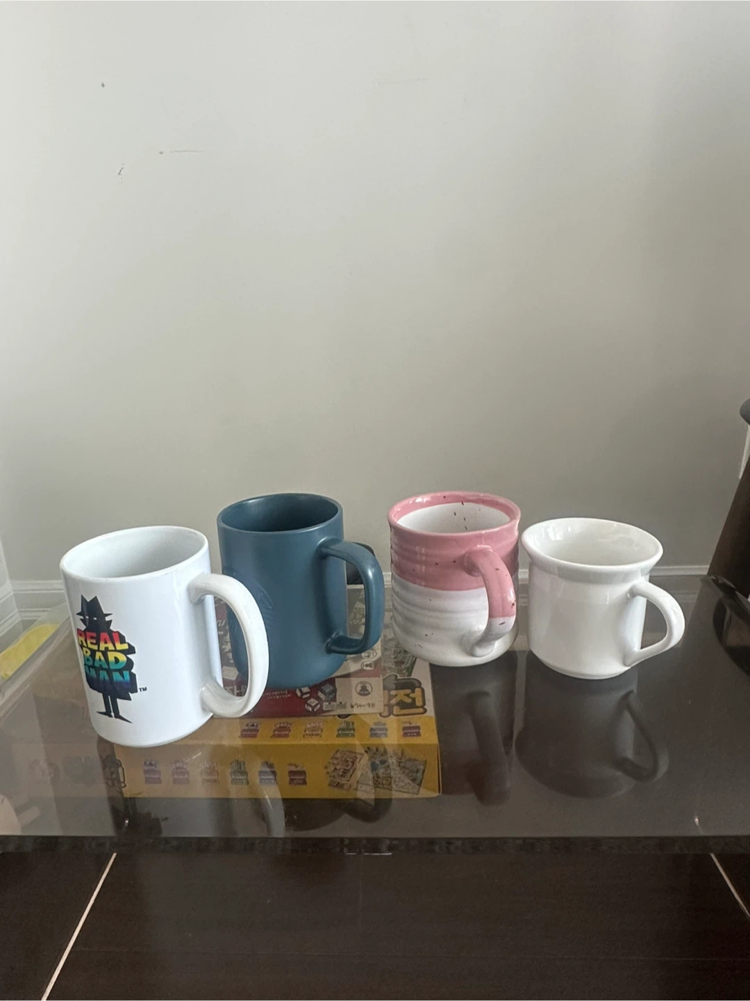 Four Assorted Coffee Mugs