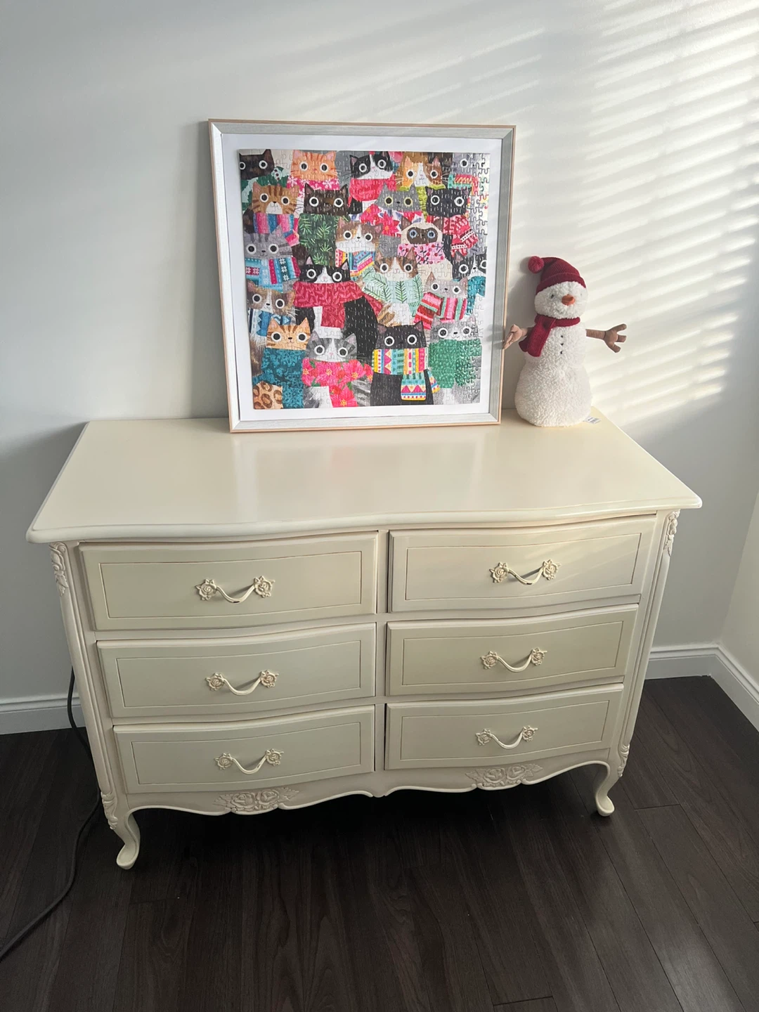 Antique White Dresser