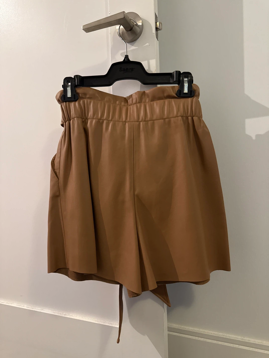 Tan Paper Bag Style Shorts - photo 2