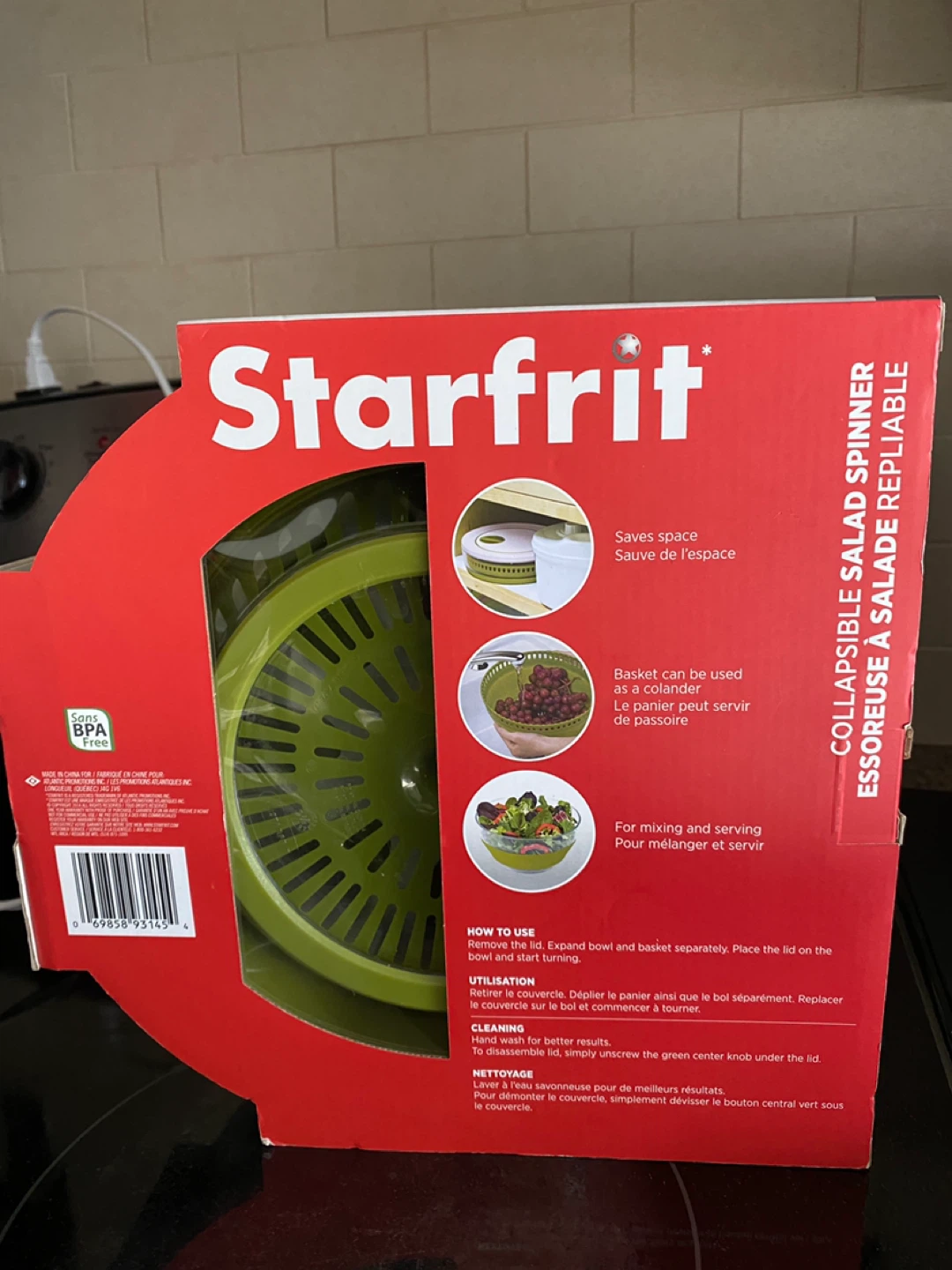 Starfrit Collapsible Salad Spinner - photo 2
