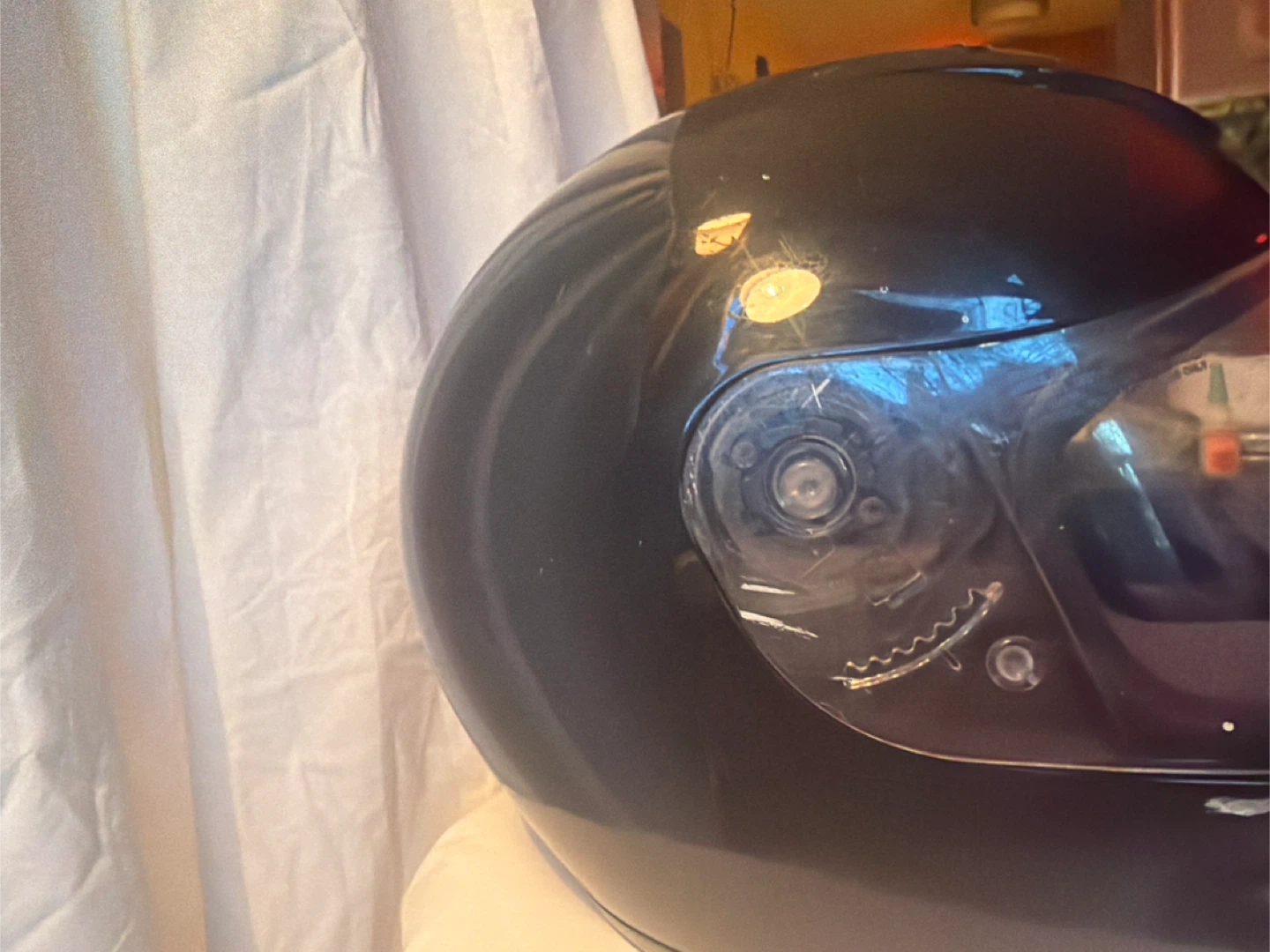Xpeed Black Motorcycle Helmet (Small) - photo 3