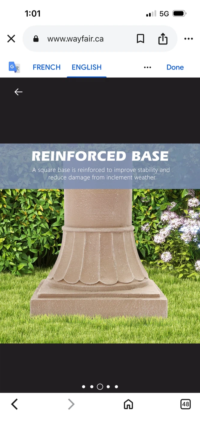 New Outdoor 3-Tier Water Fountain - photo 4