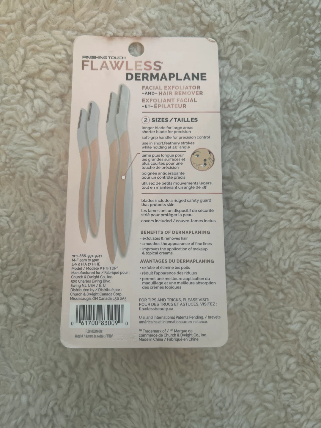 Finishing Touch Flawless DermaPlane Facial Hair Remover - New - photo 2