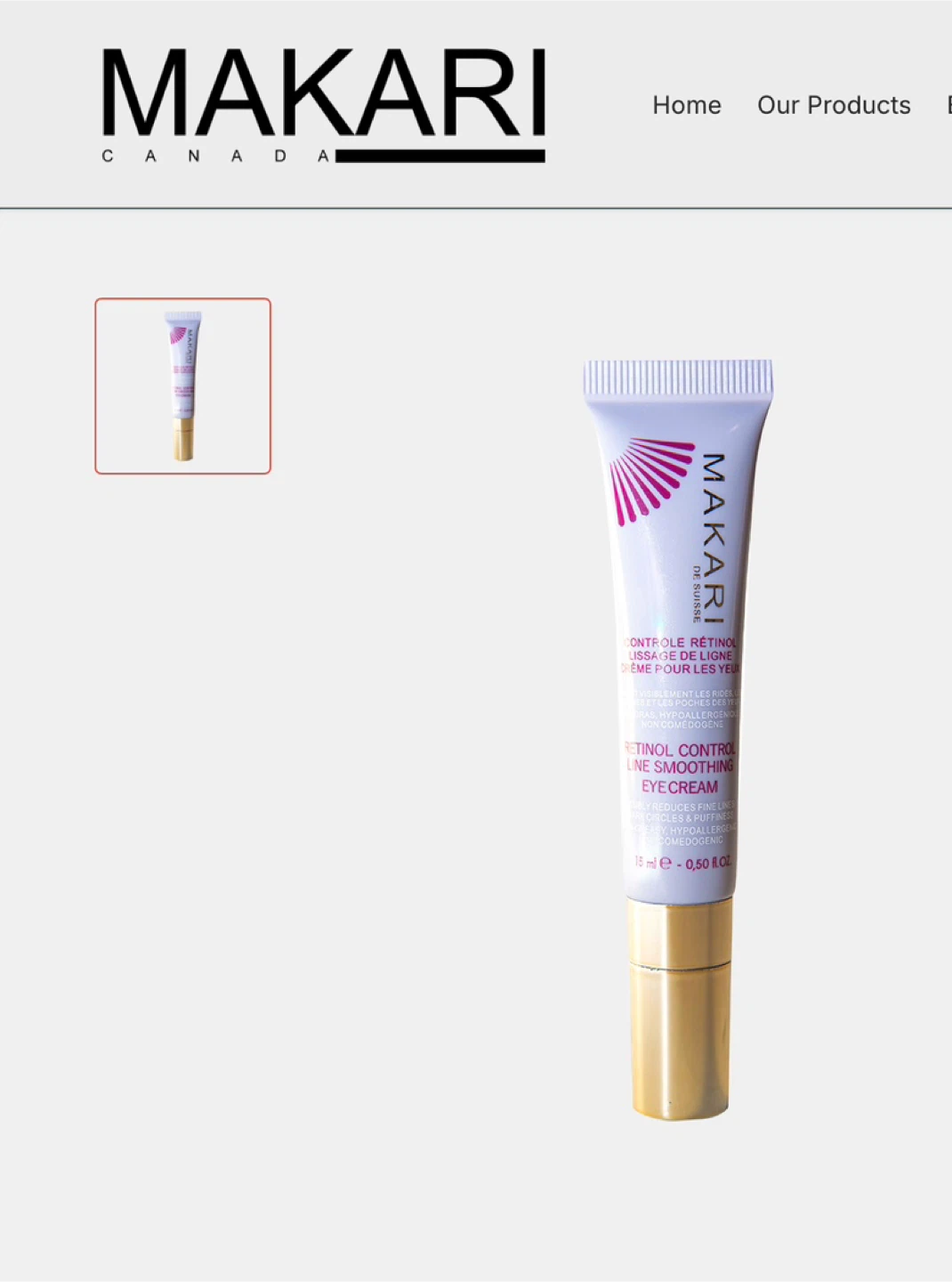 Makari Retinol Control Line Smoothing Eye Cream