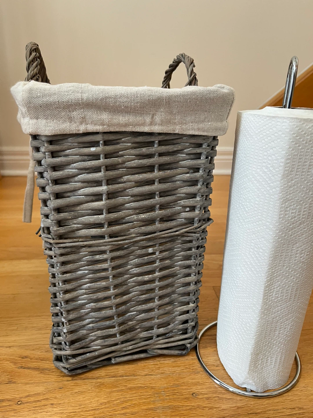 Wicker Basket with Liner - photo 5