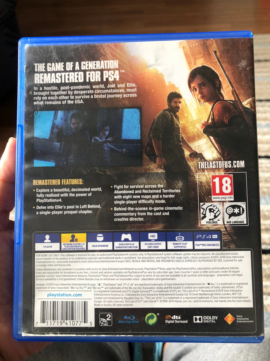 The Last of Us Remastered - PS4 Game - photo 2