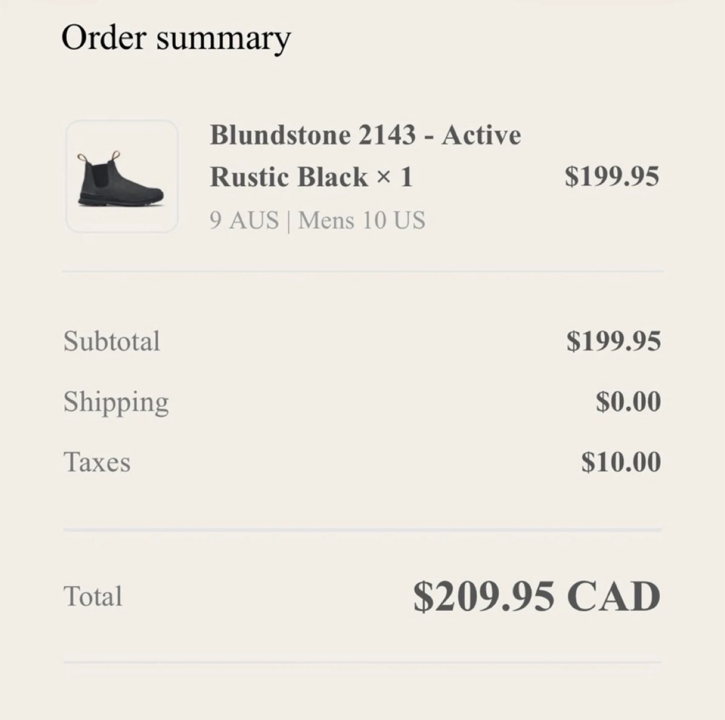 Blundstone 2143 Active Rustic Black AUS 9