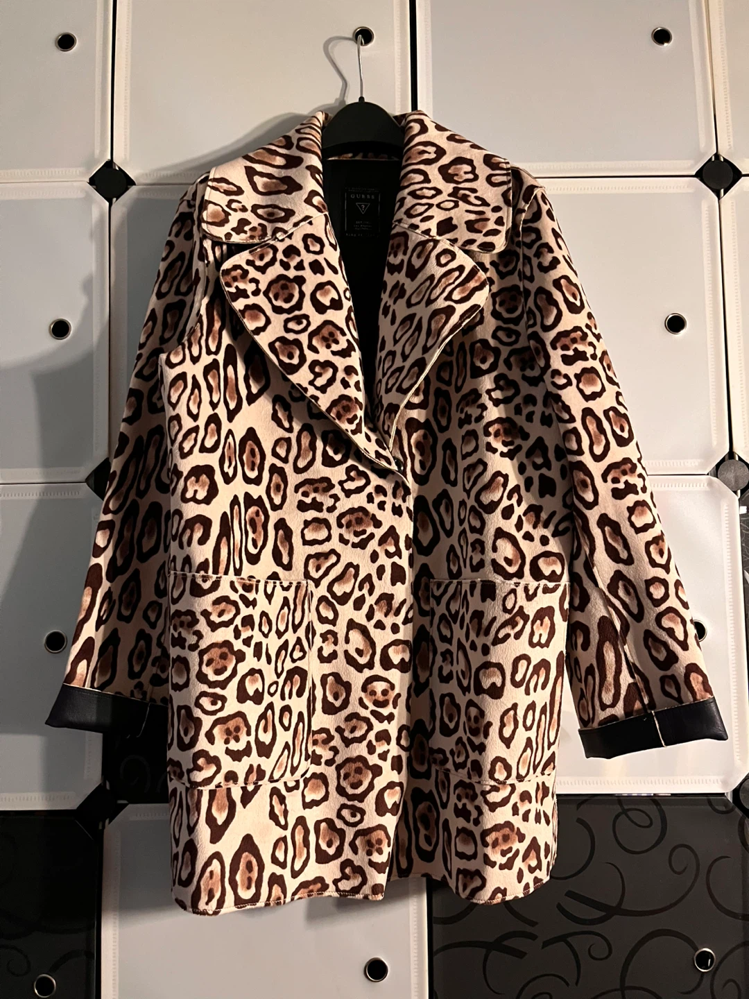 Guess Leopard Print Coat