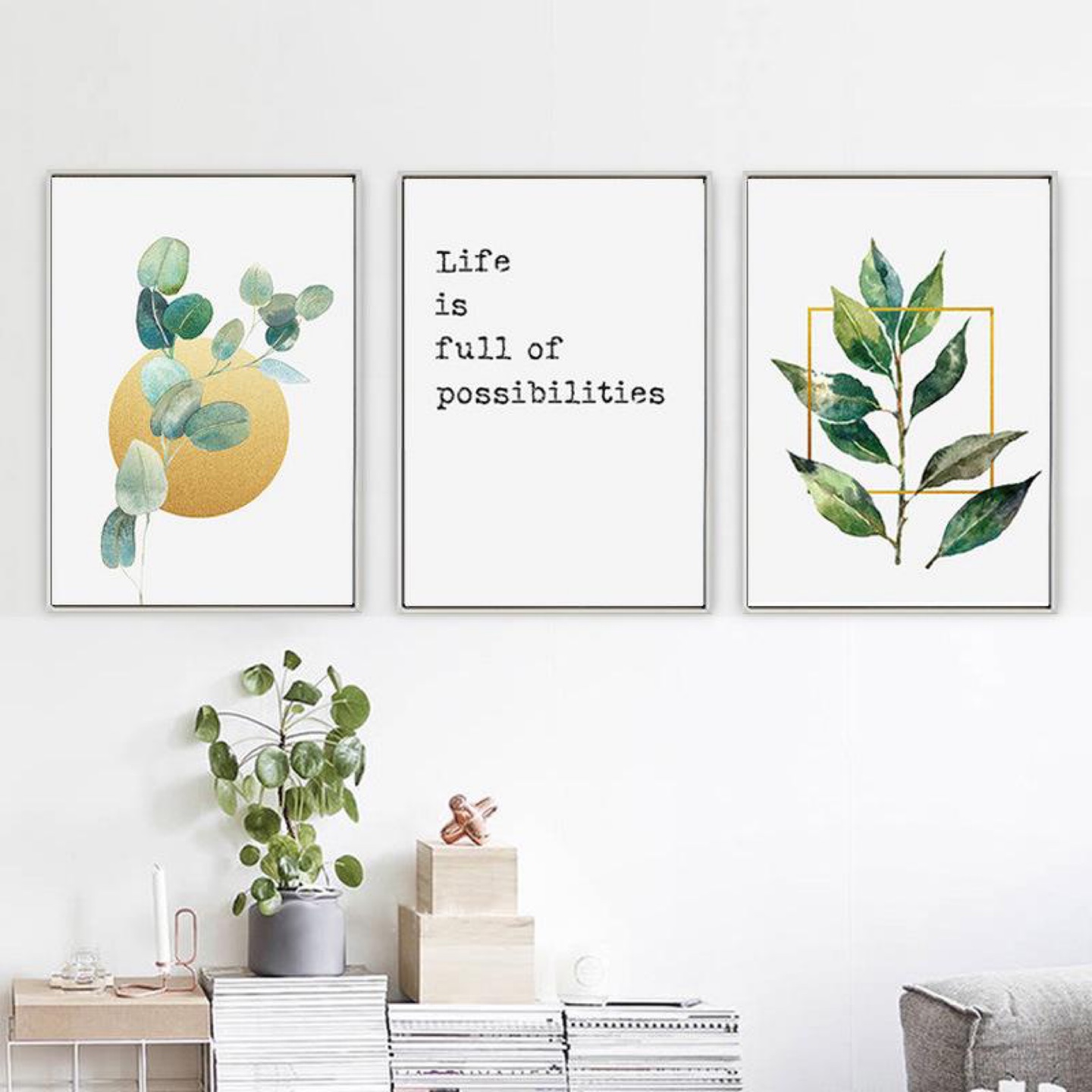 Set of 3 Framed Botanical Prints - photo 4