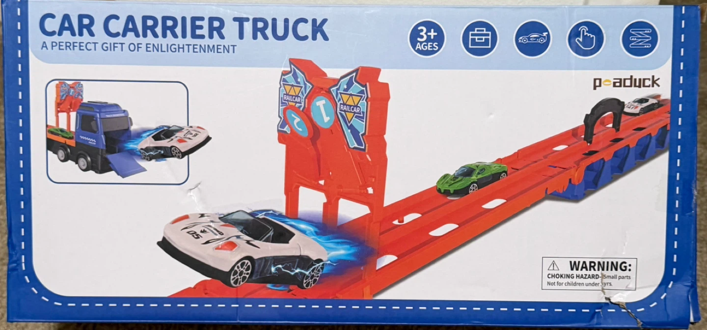Car Carrier Truck Toy Set - New in Box! - photo 3