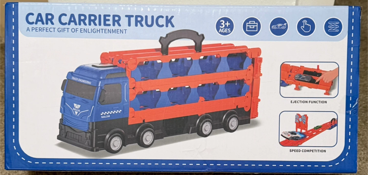 Car Carrier Truck Toy Set - New in Box!