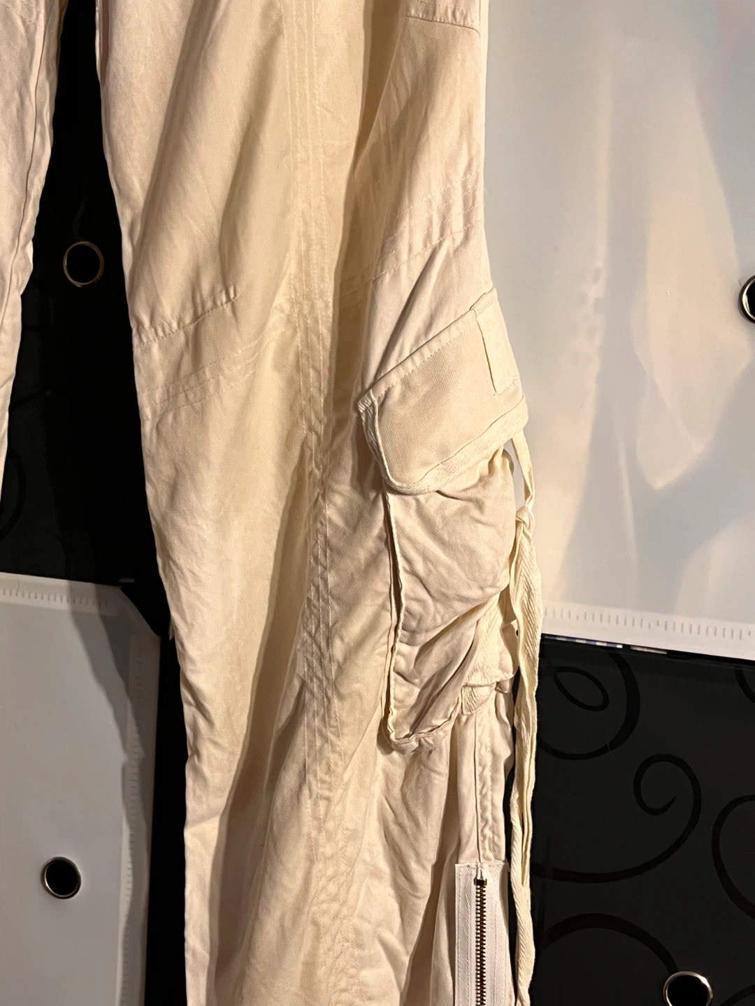Marciano white Cargo Pants - Size 8 - photo 3