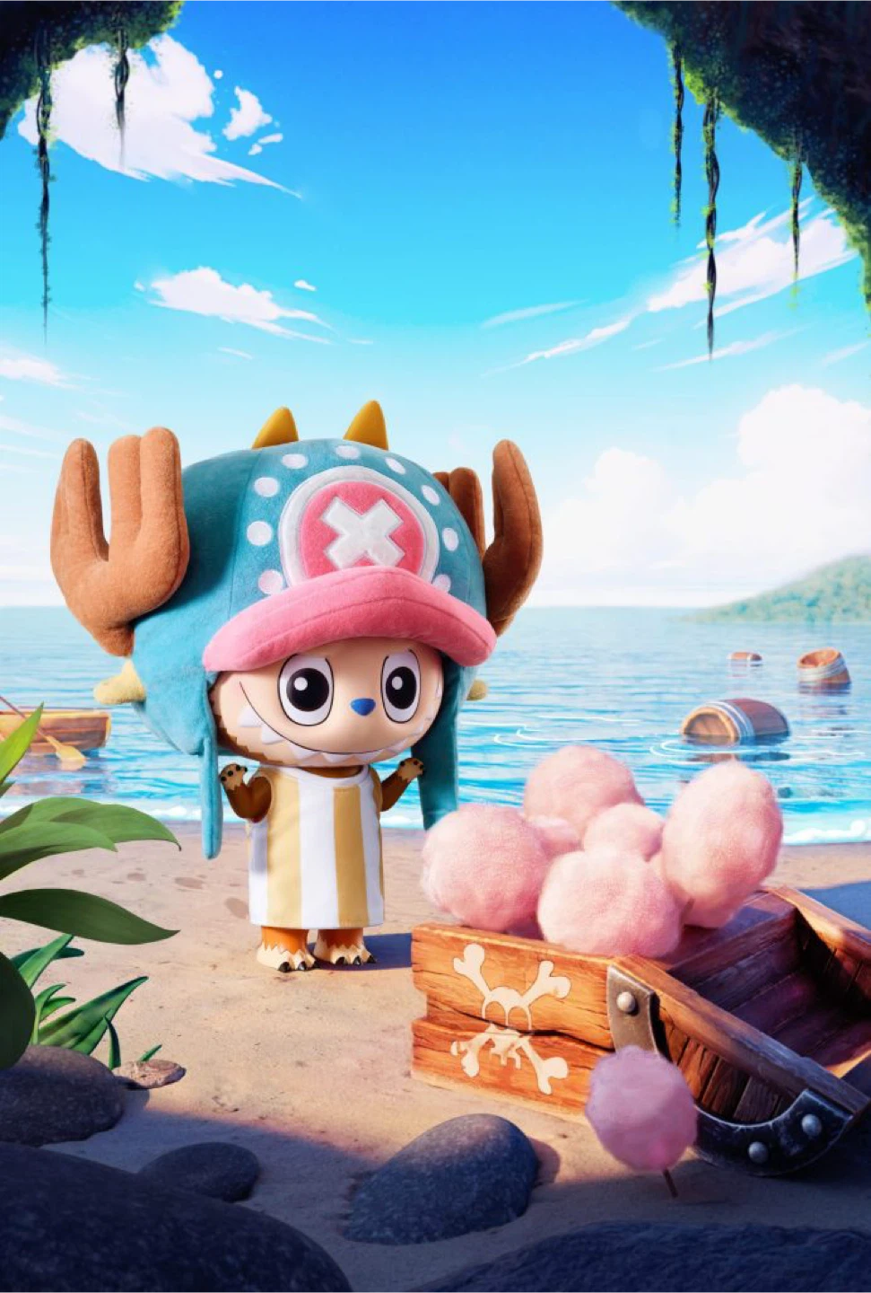 One Piece Tony Tony Chopper Mega Labubu 400% Figure - photo 3