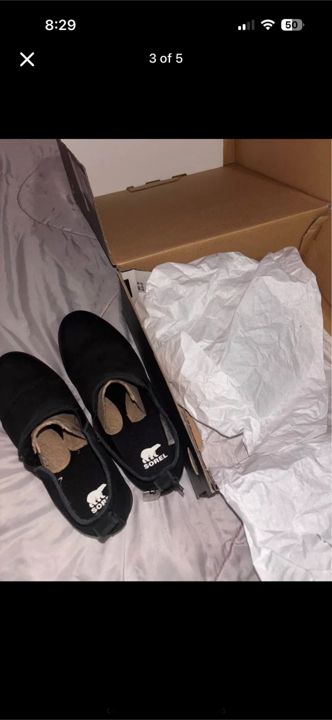 Sorel Women's NL3816-010 Black Ankle Boots - Size 11 - photo 3