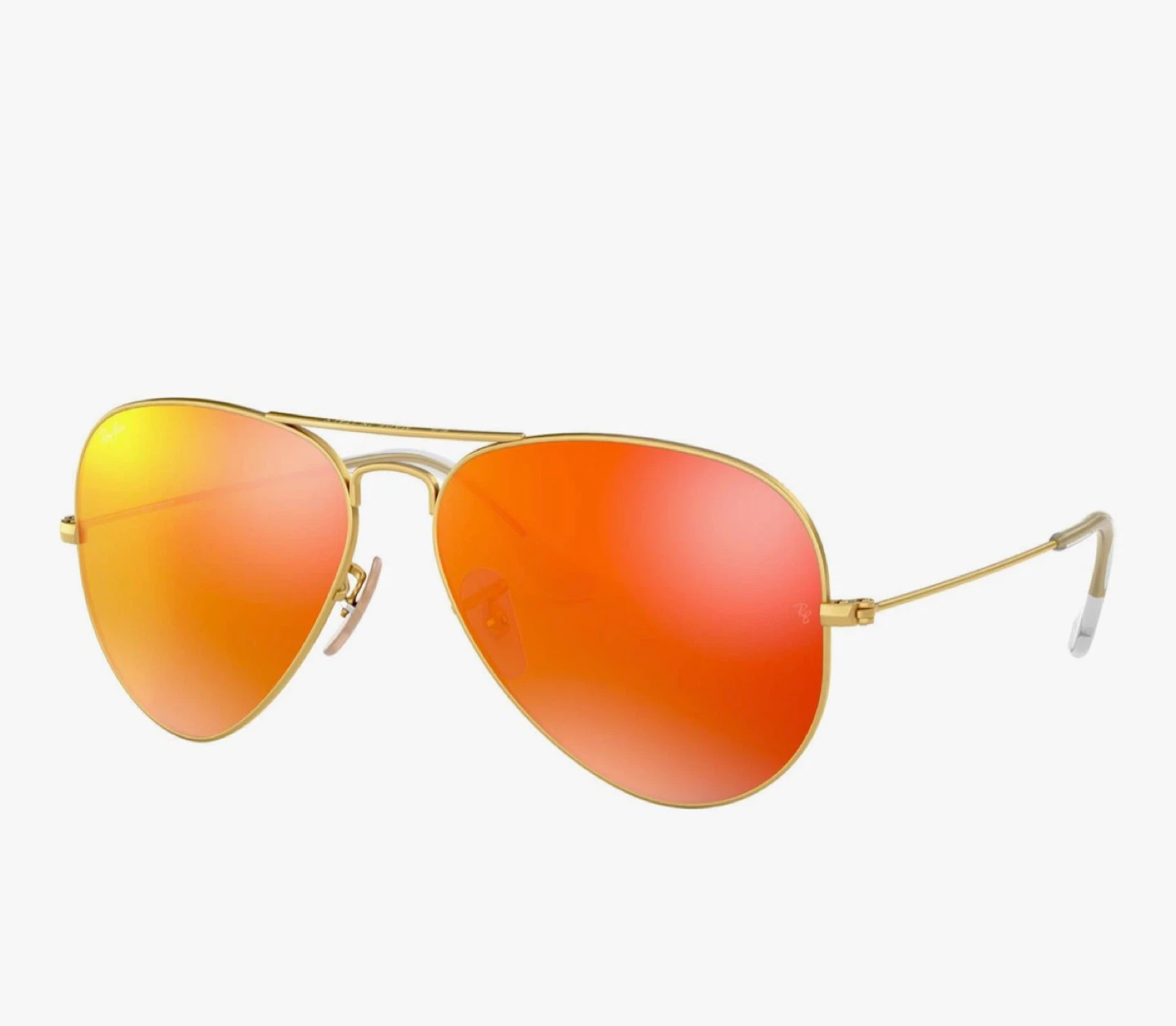 Ray-Ban Aviator Sunglasses Gold/Orange