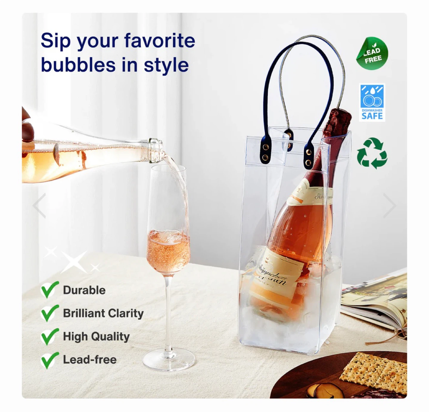 Good Glassware Champagne Flutes - Set of 4 - photo 5