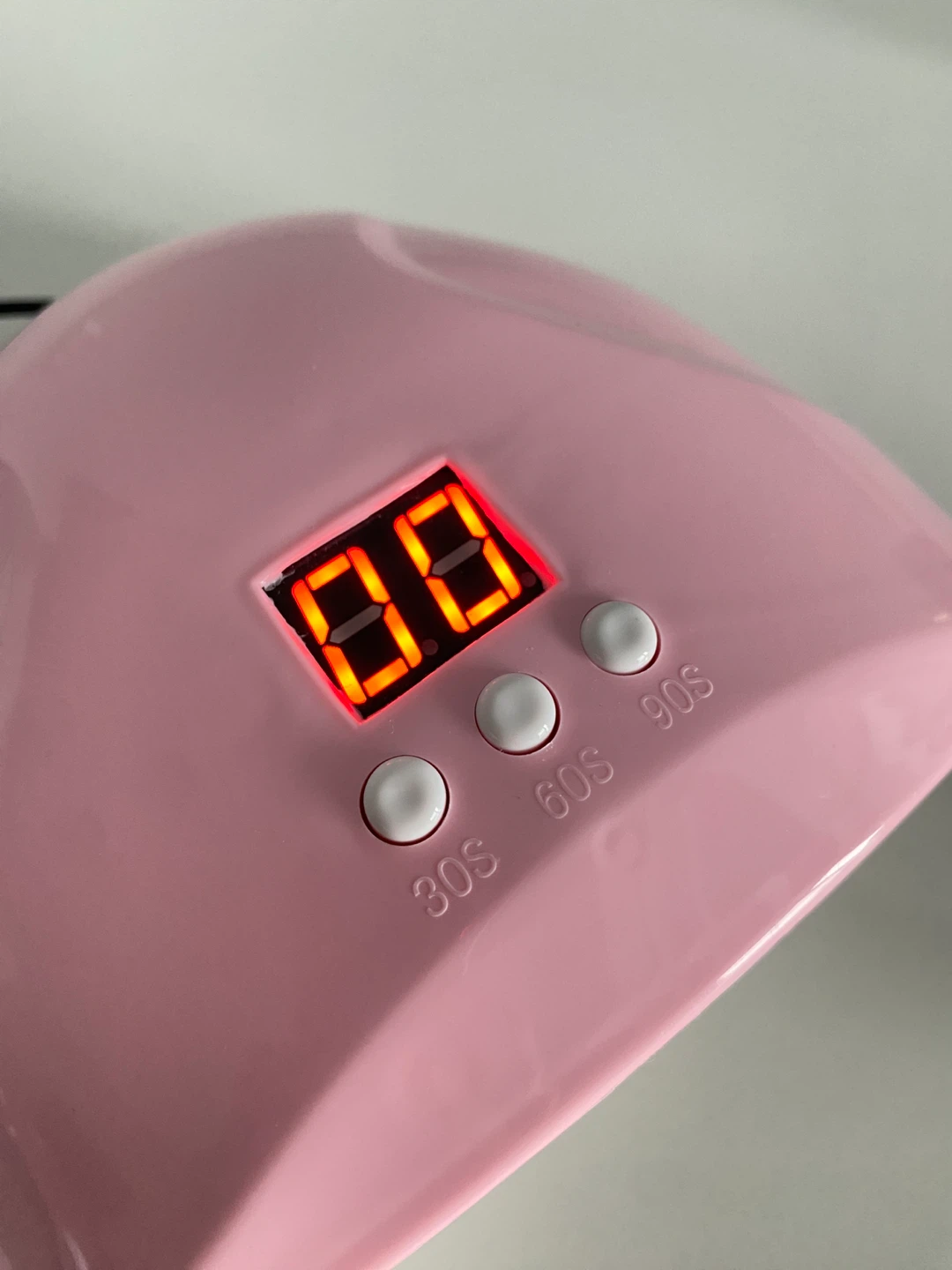 Smart Auto-Sensor & Fast Drying Pink LED Nail Lamp - photo 4