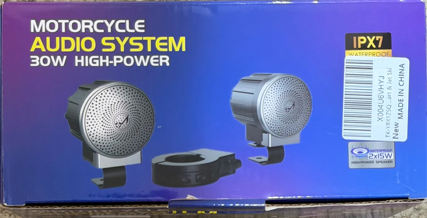 Motorcycle Audio System 30W High-Power - New - photo 3