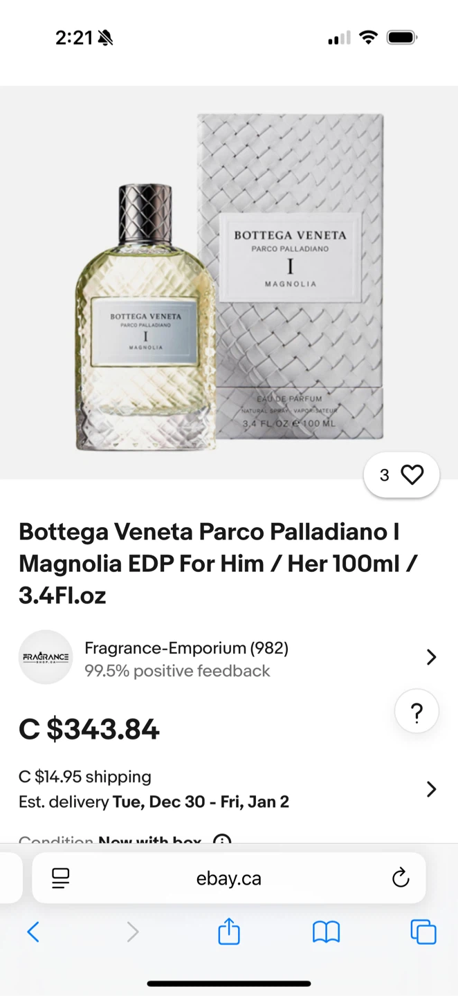 Bottega Veneta Parco Palladiano I Magnolia 100ml - photo 2