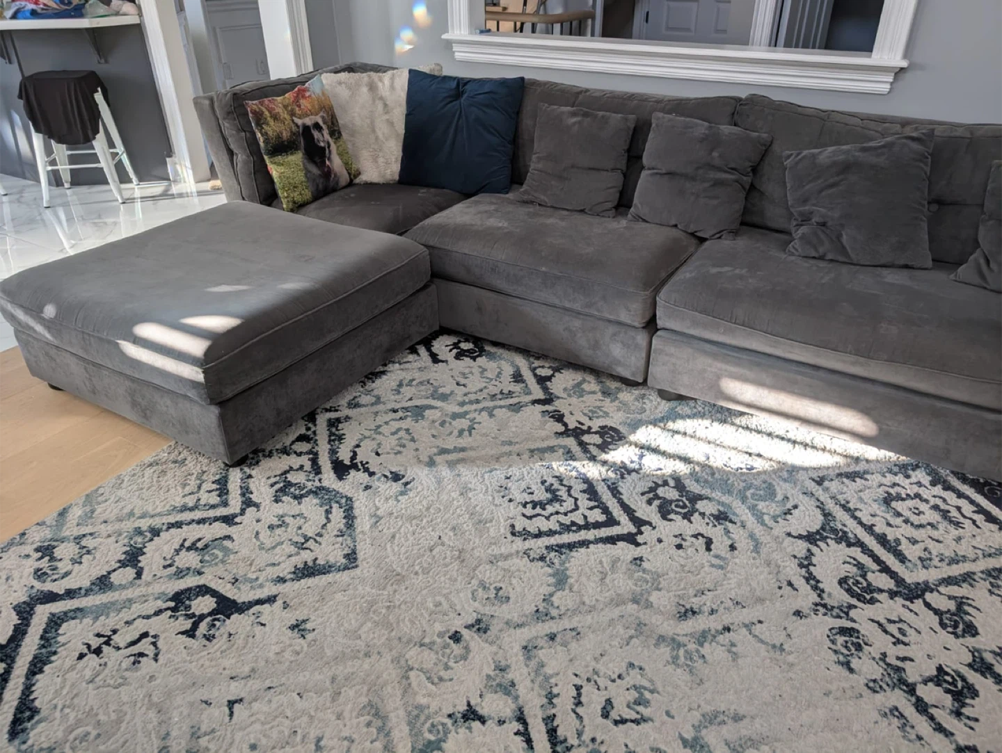 Grey Sectional Sofa - photo 2