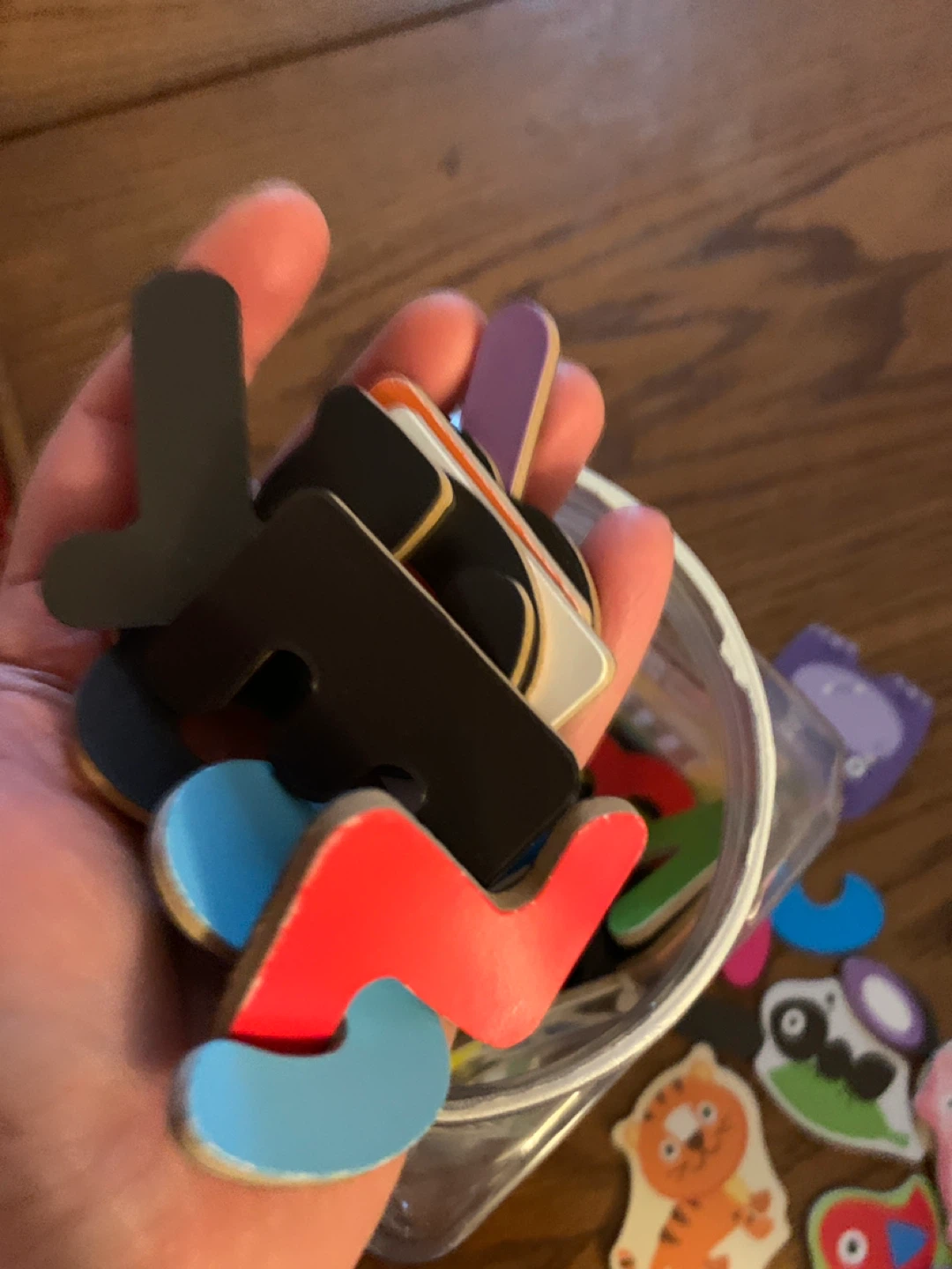 Kids' Wooden Animal & Number Magnets - photo 3