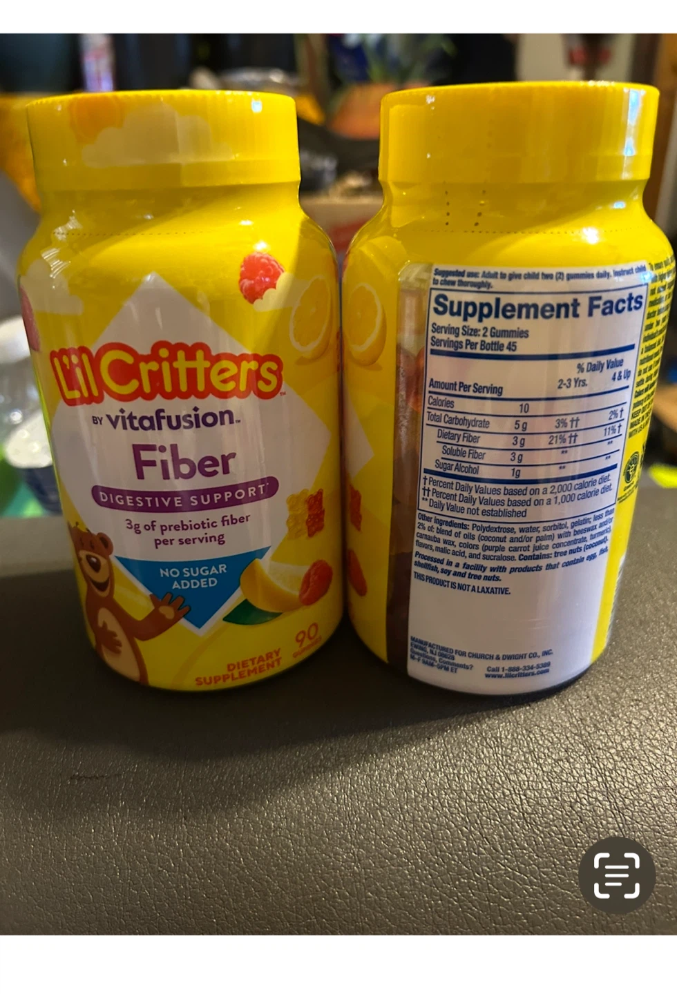 L'il Critters Fiber Gummies - Fruit Flavors - 90ct