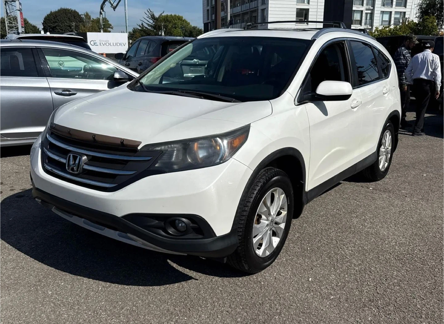 White Honda CR-V SUV 2012 EX-L clean title no accident - photo 5