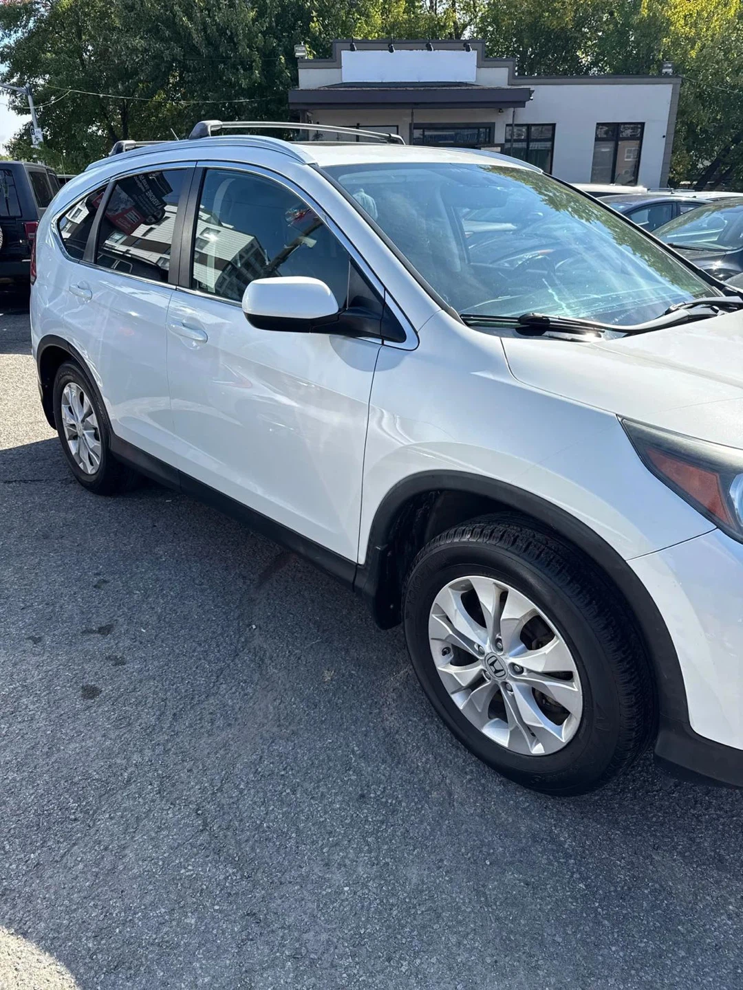 White Honda CR-V SUV 2012 EX-L clean title no accident - photo 2