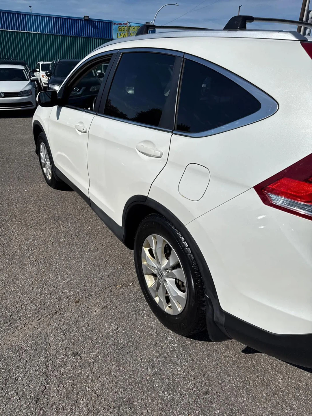 White Honda CR-V SUV 2012 EX-L clean title no accident - photo 4