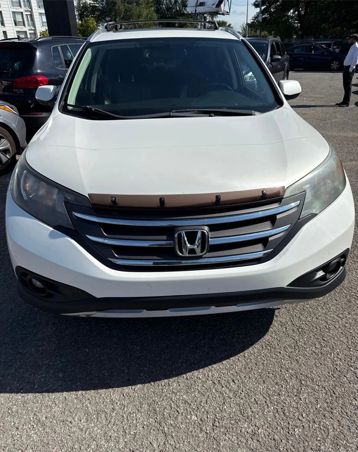 White Honda CR-V SUV 2012 EX-L clean title no accident