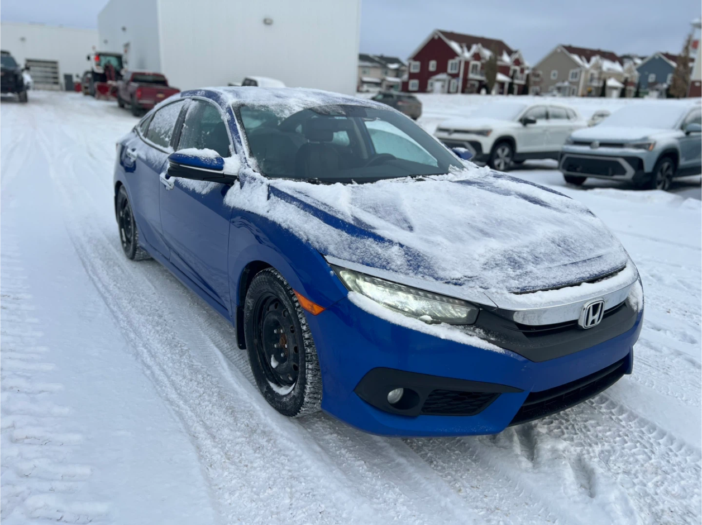 Blue Honda Civic 2016 Touring, Clean title no accident - photo 3