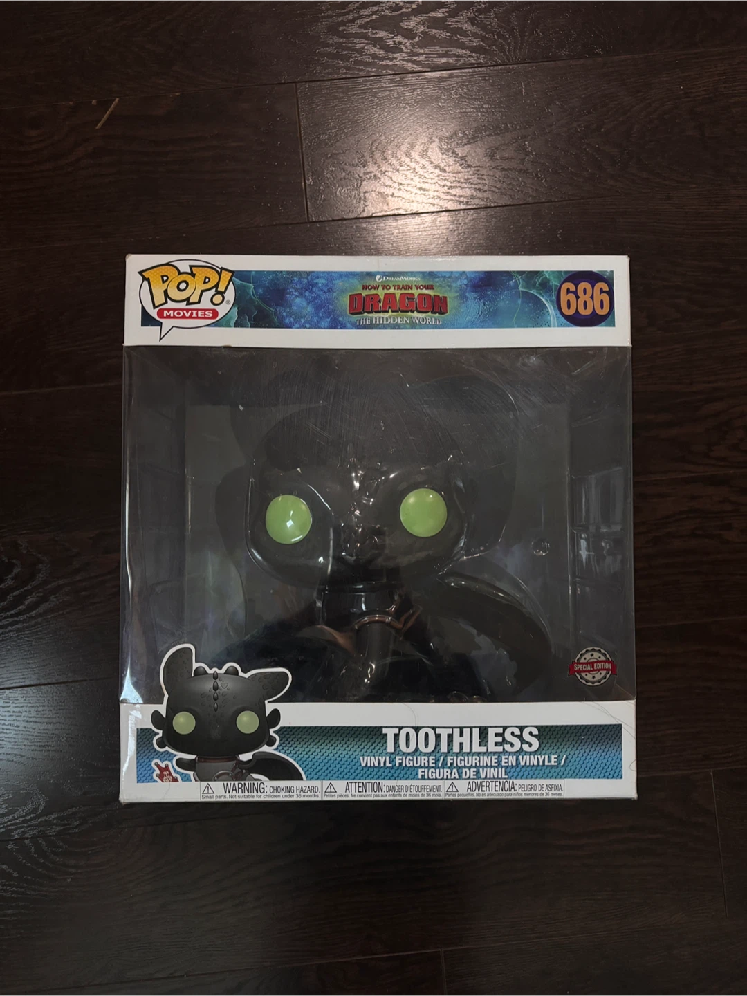 Funko Pop! Movies Toothless 686 Vinyl Figure