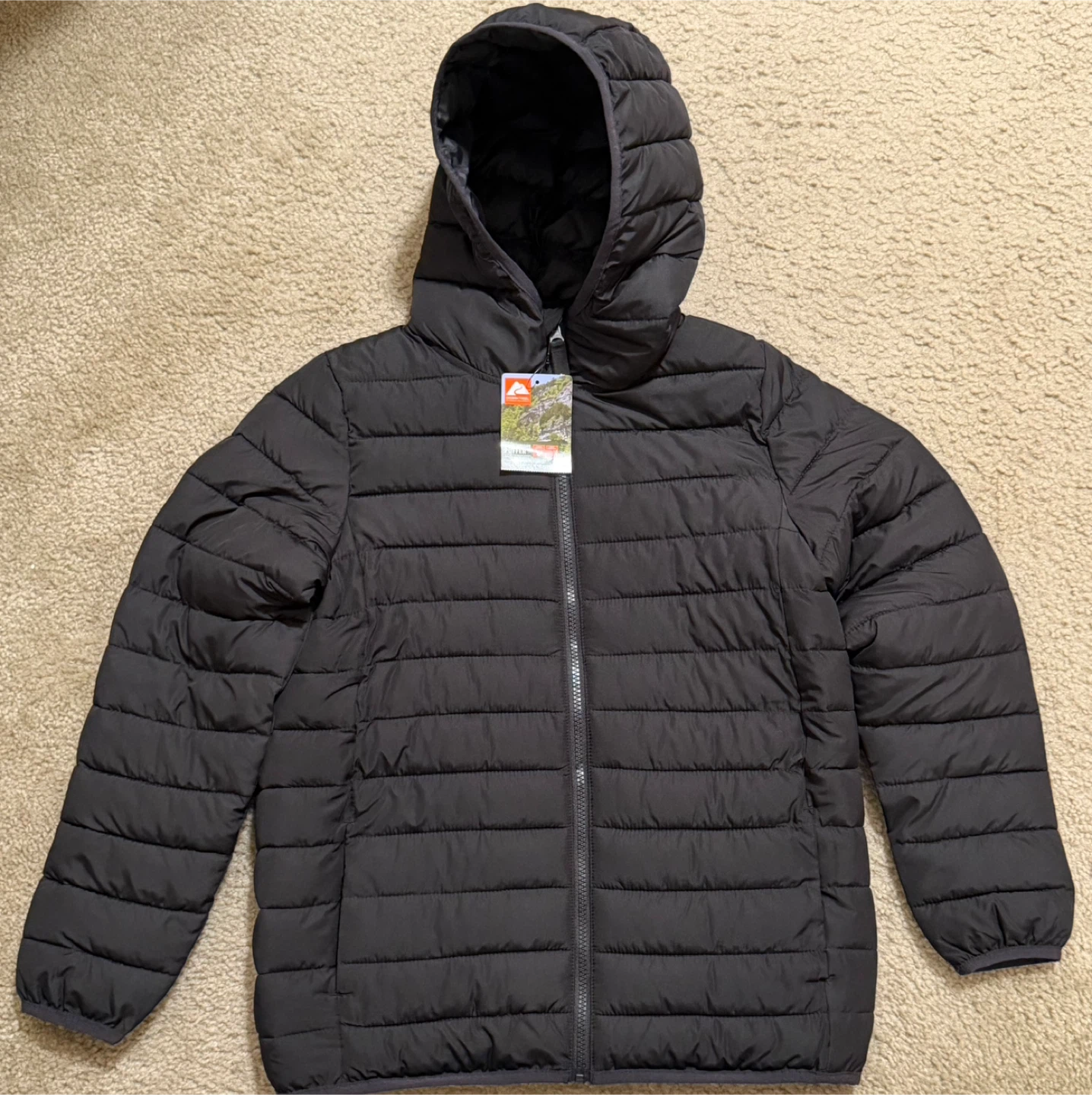 Ozark Trail Boys Everyday Puffer Jacket Size XL 14-16 Black - photo 3