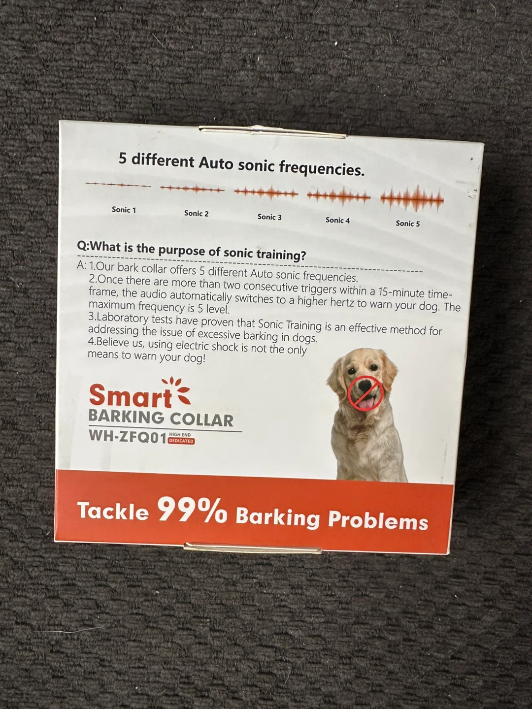 Smart Barking Collar WH-ZFQ01 - photo 2