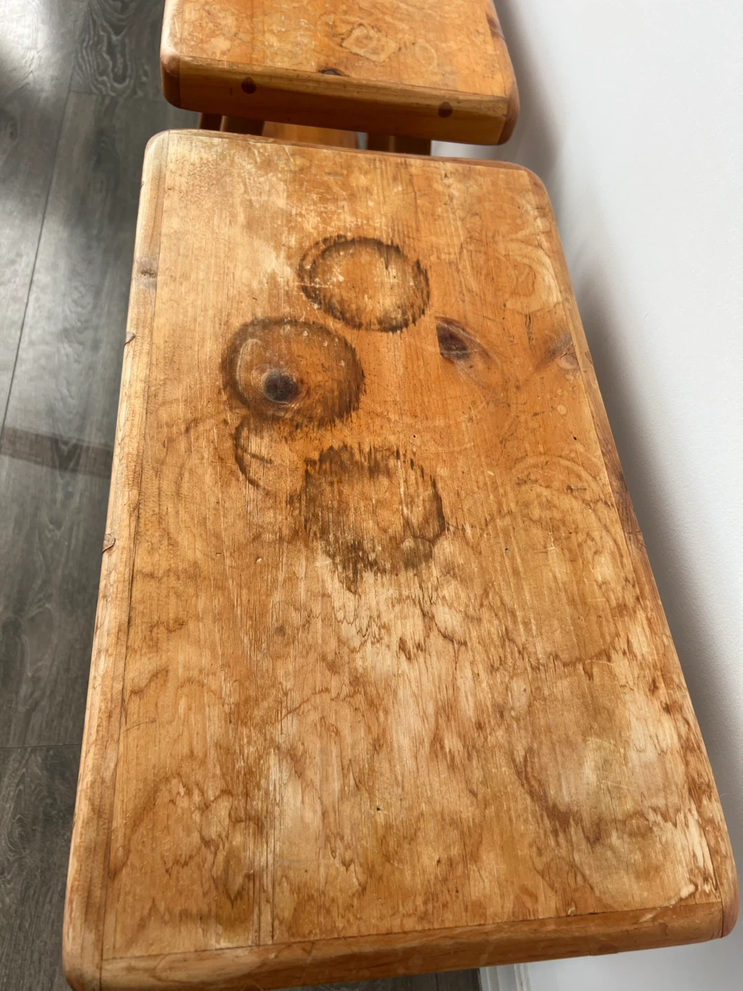 Solid Wood Coffee Table with Two Matching Nightstands - photo 4