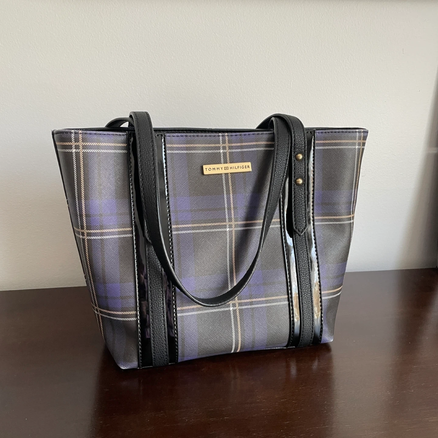 Tommy Hilfiger Plaid Tote Bag