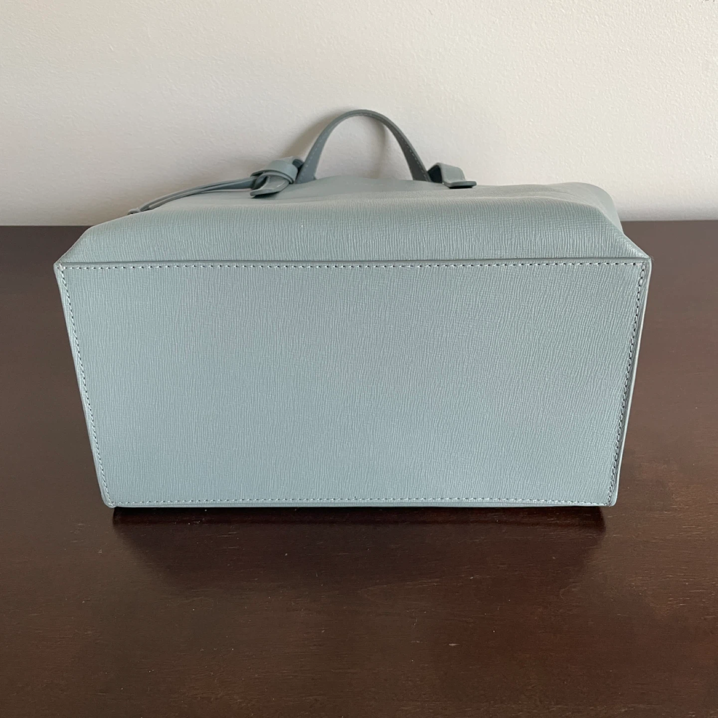 Furla Leather Tote Bag - Light Blue - photo 2