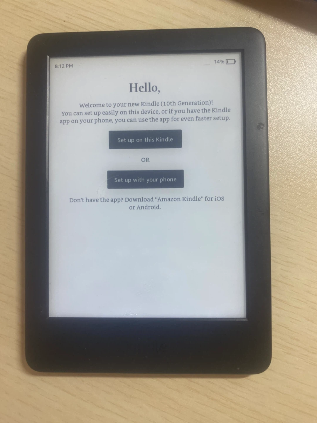 Black Amazon Kindle (10th Generation) - photo 2