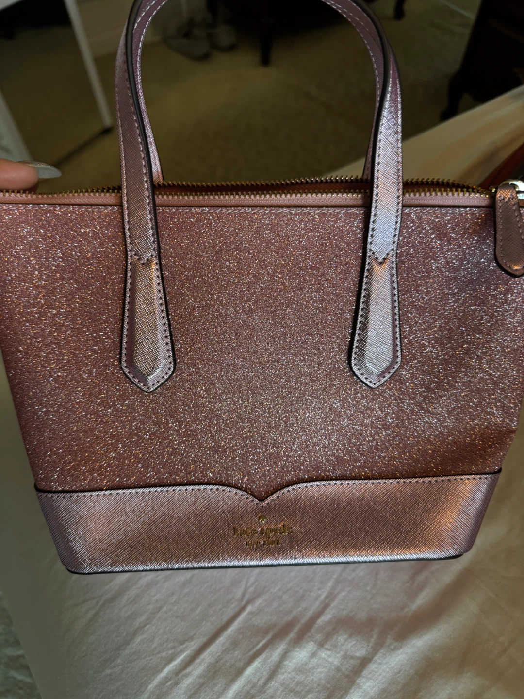 Kate Spade Pink Glitter Purse - photo 2