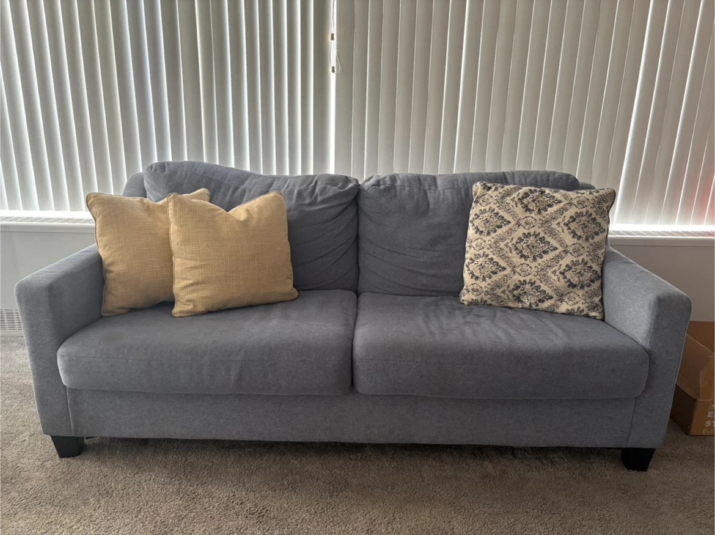Gray Loveseat Sofa