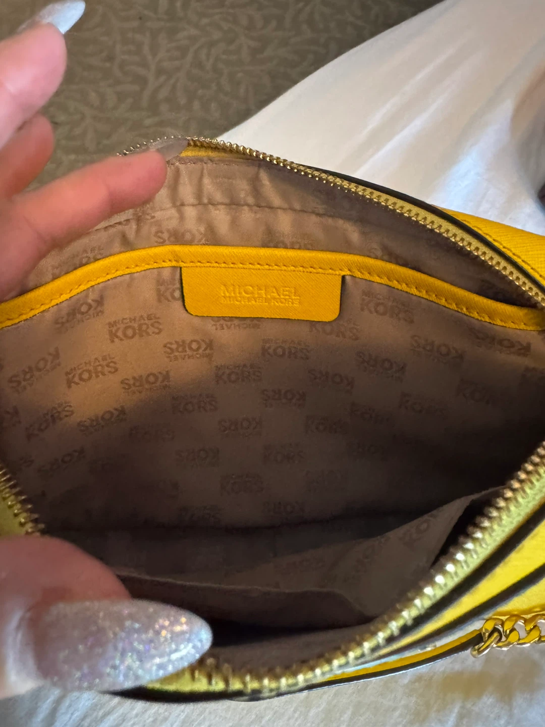 Michael Kors Yellow Crossbody Bag - photo 2