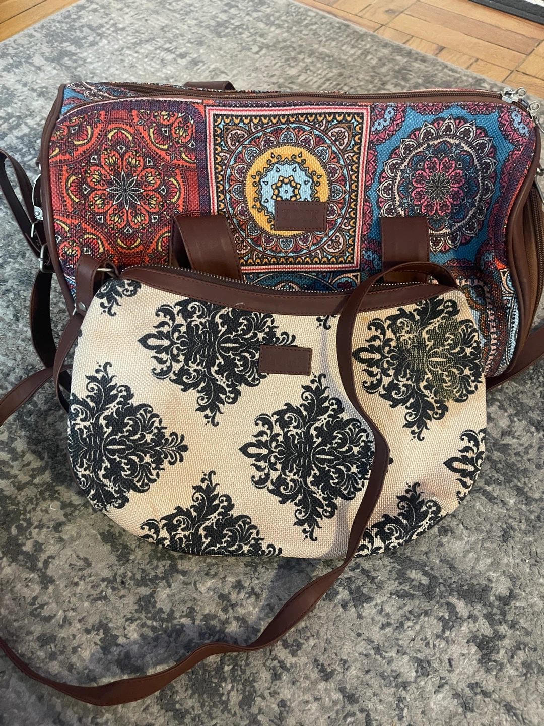 Zouk Handbag & Weekender Bag Set