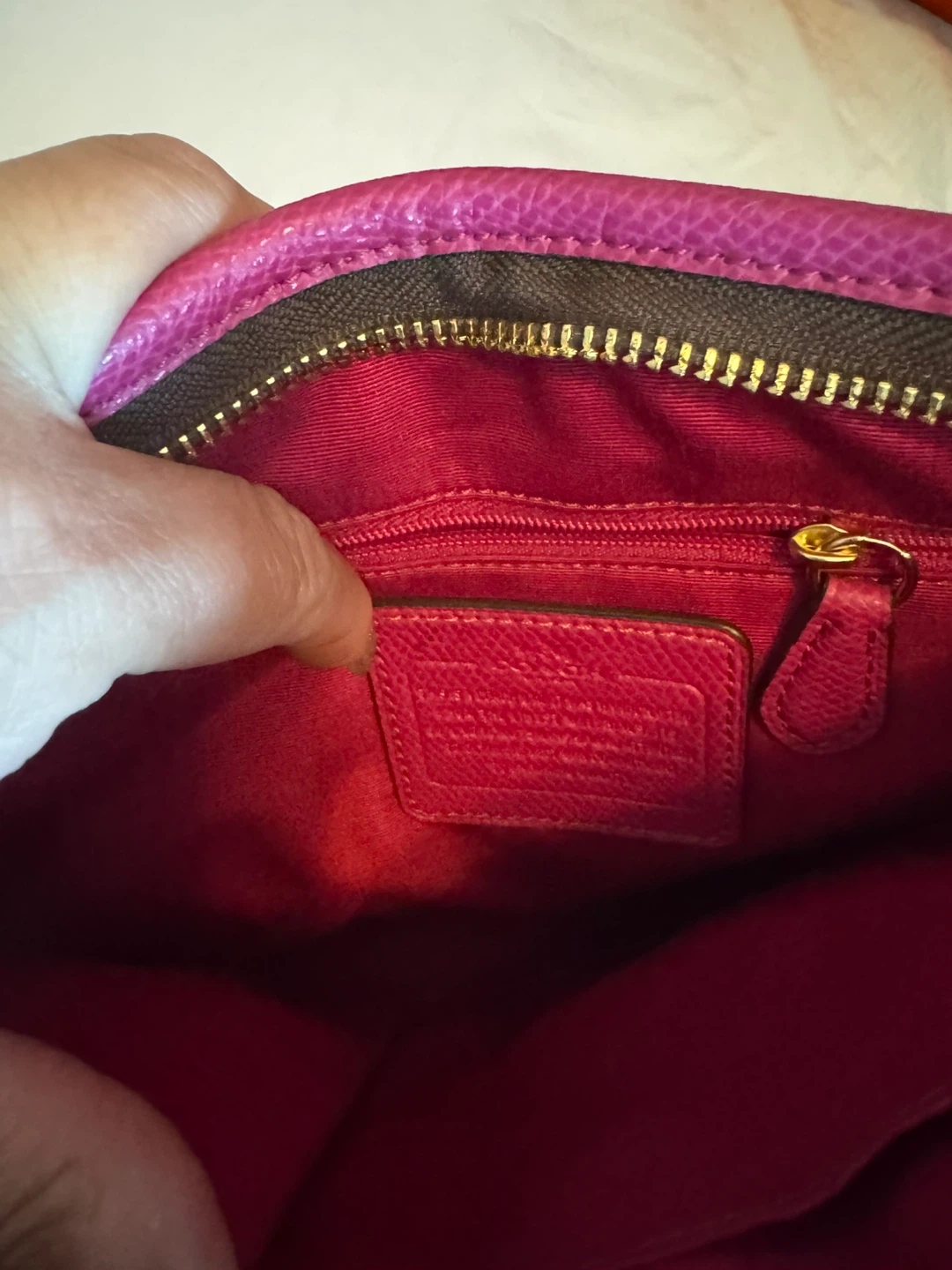Coach Crossbody Bag - Brown & Pink - photo 2