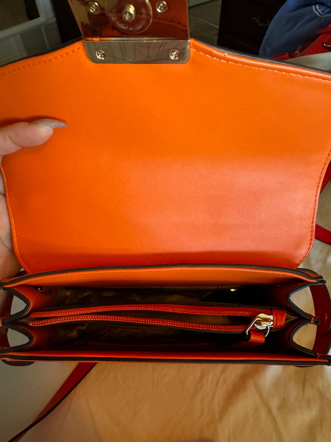 Guess Orange Satchel & Wallet Set - photo 2