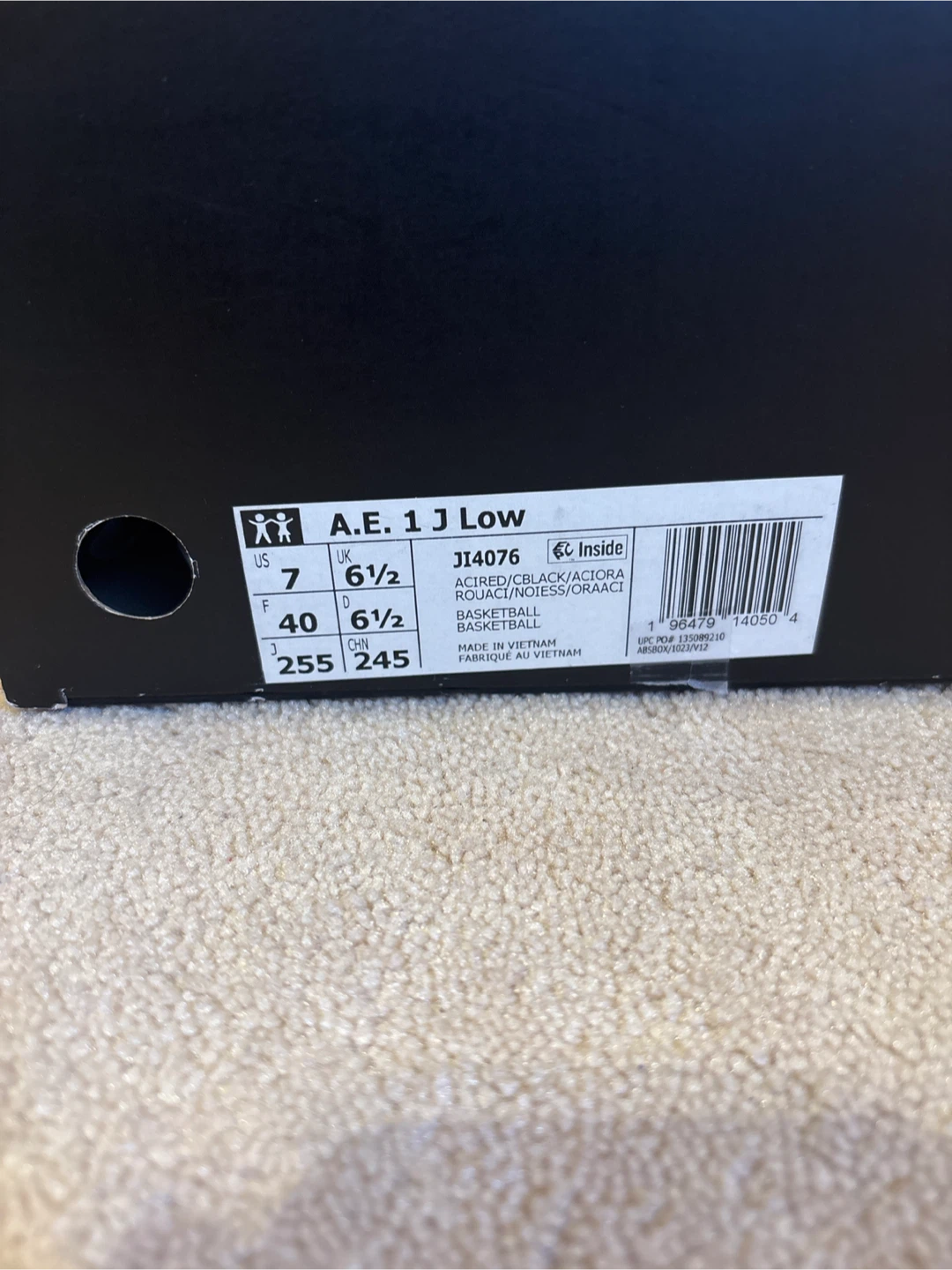 Adidas AE 1 Low Anthony Edwards Size 7 US - photo 3