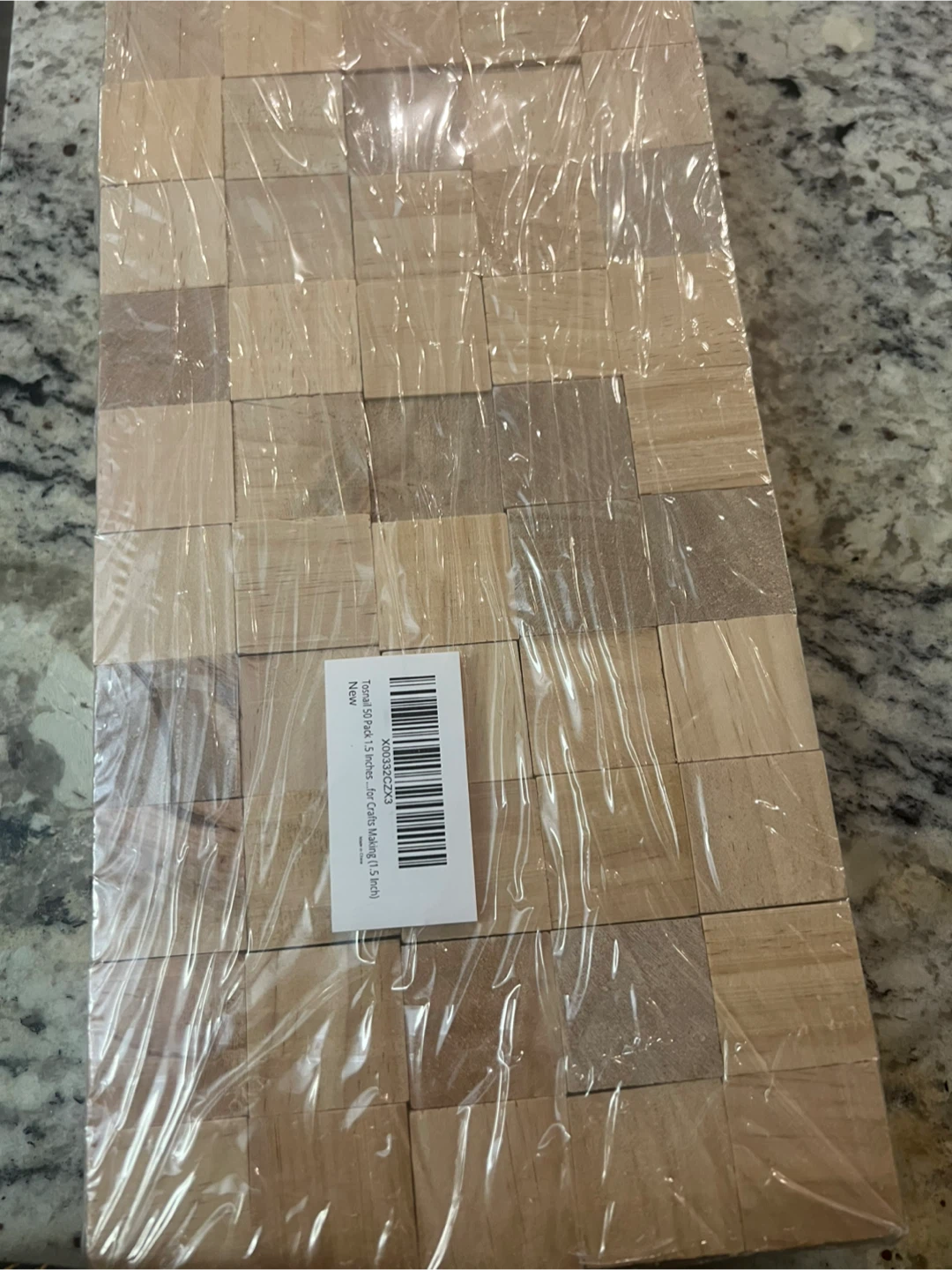 New Wooden Blocks 1.5 Inch - Great for Crafts