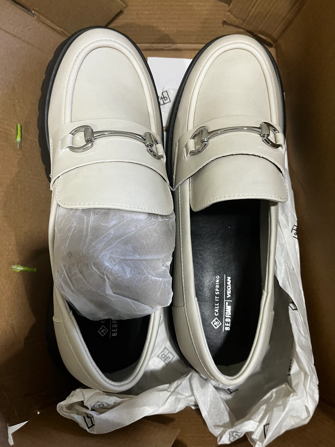 Call It Spring Vegan Loafers - Size 8