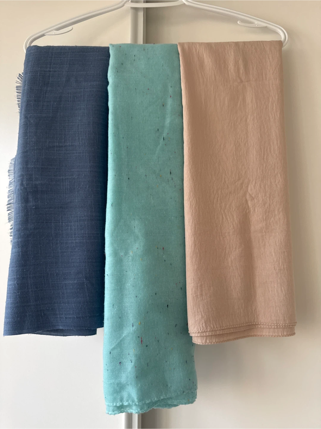Assorted Scarves - Blue, Teal, Beige