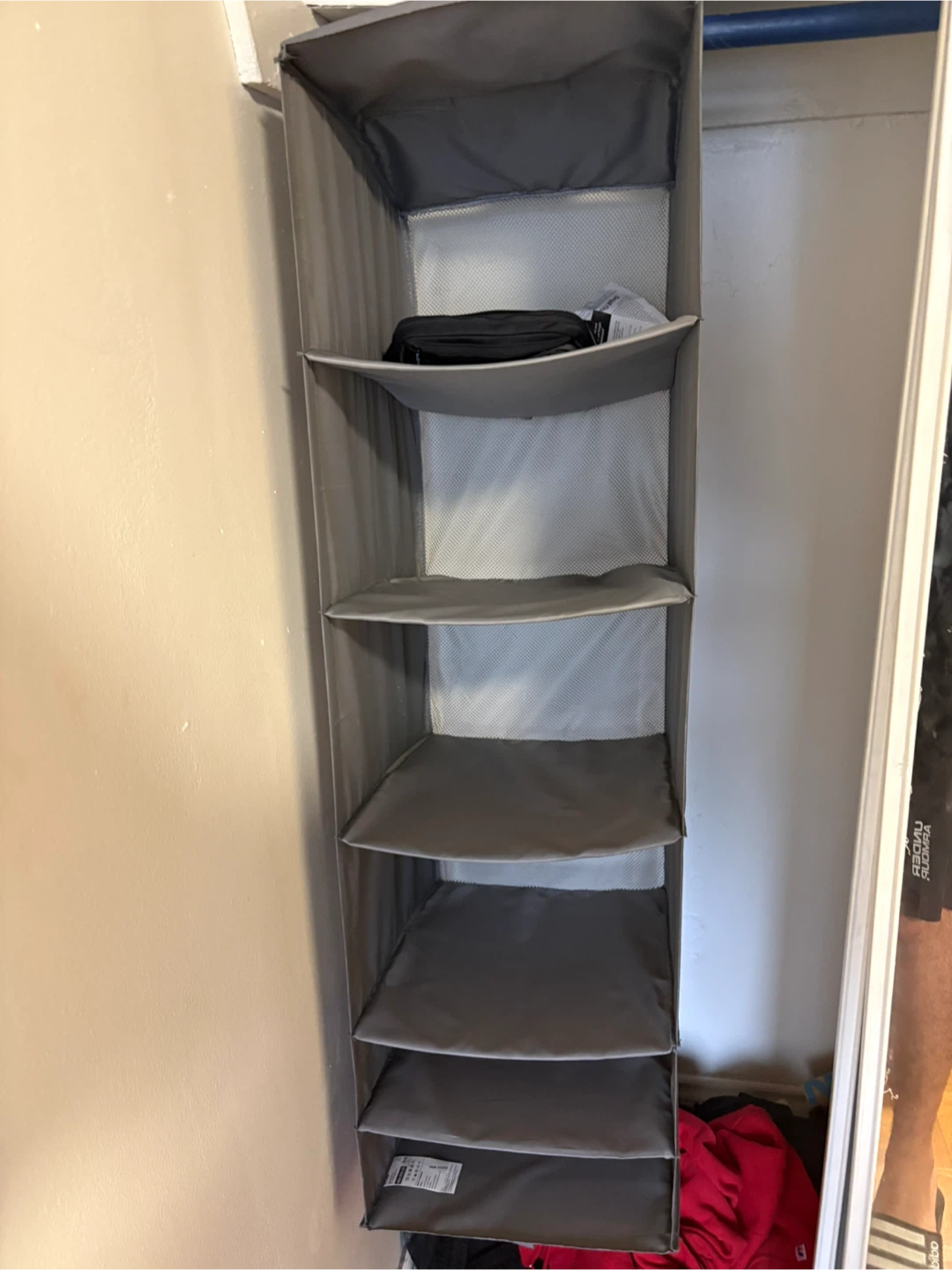 Hanging Closet Organizer - Grey