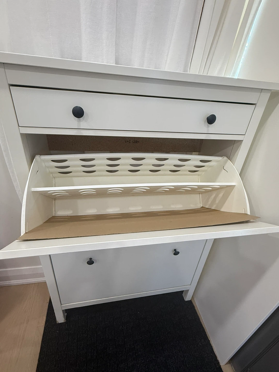 IKEA Hemnes White Shoe Cabinet - photo 3
